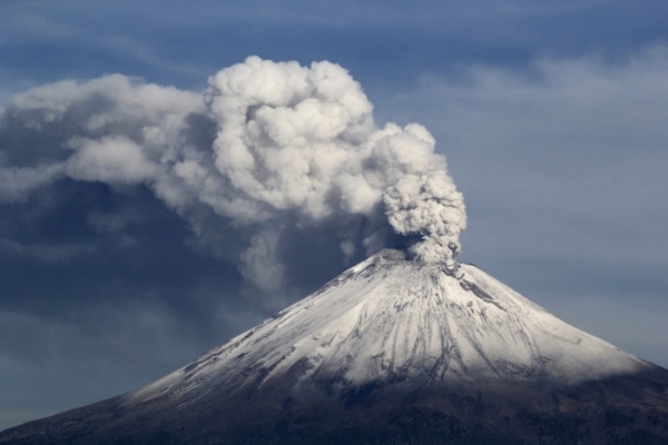 Calbuco volcano eruption.