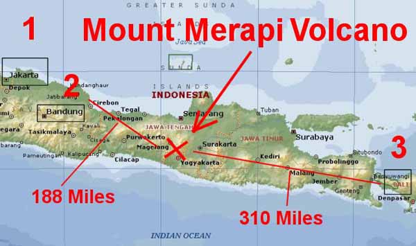 Mount Merapi. Indonesia.