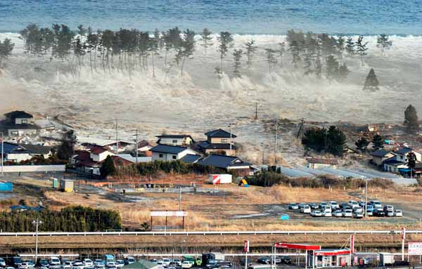 2011 Sendai Tsunami.