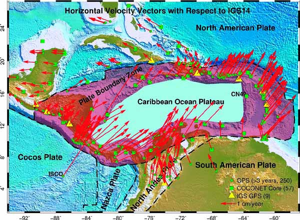 Central America Tectonic Setting