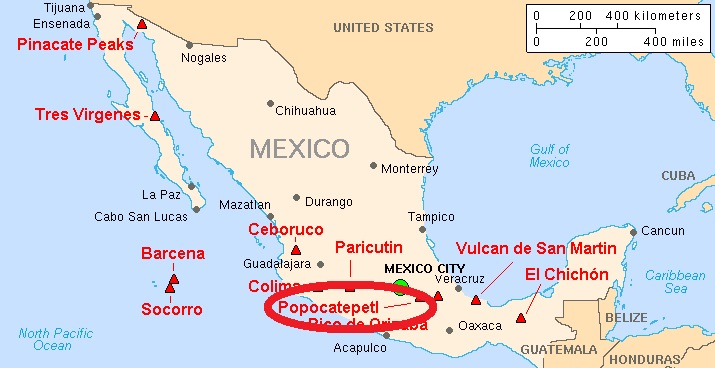 Impressive Eruption of Active Popocatepetl Volcano. Mexico.2016 – 2017.